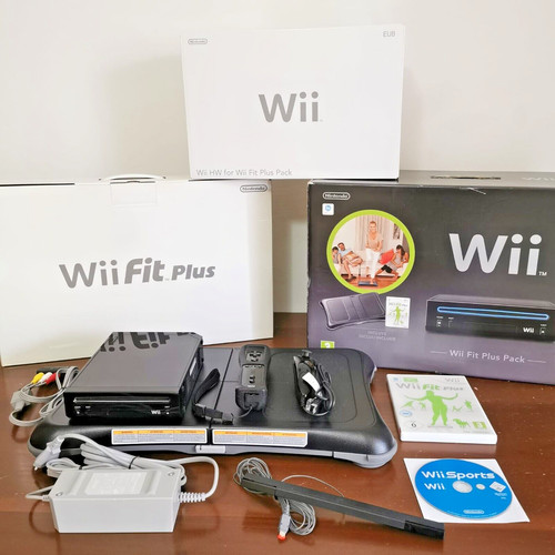 Console wii fit plus - wii,